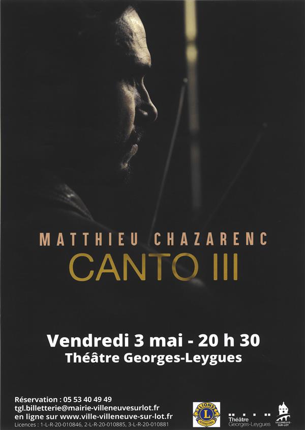 Concert : Matthieu Chazarenc