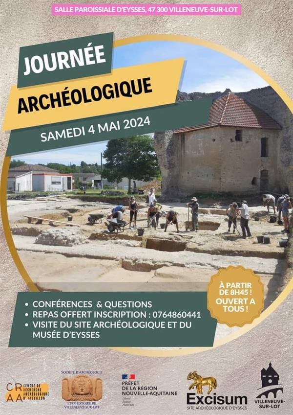 Journée archéologique Le 4 mai 2024