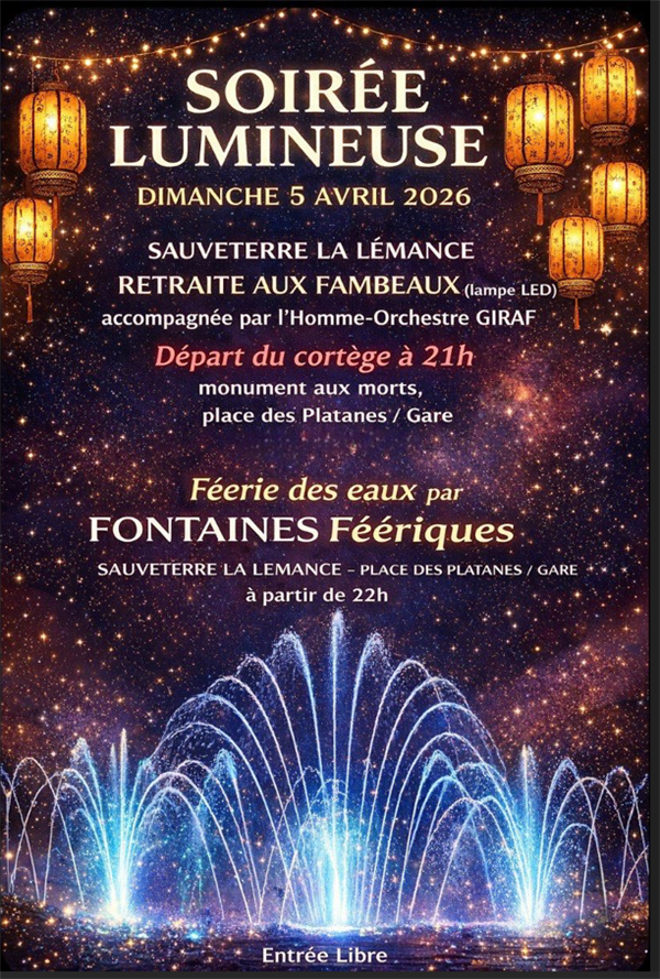 Soirée lumineuse