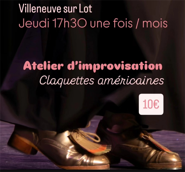 Atelier Kcepied Impro Claquettes Américaines Le 5 déc 2024