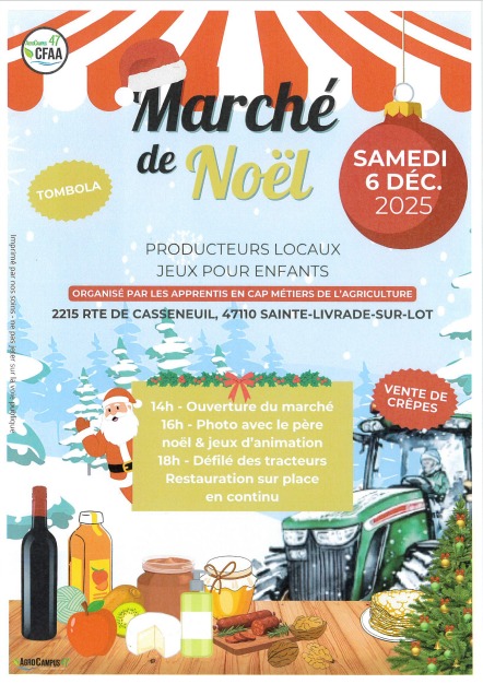 Marché de Noël du CFAA 47