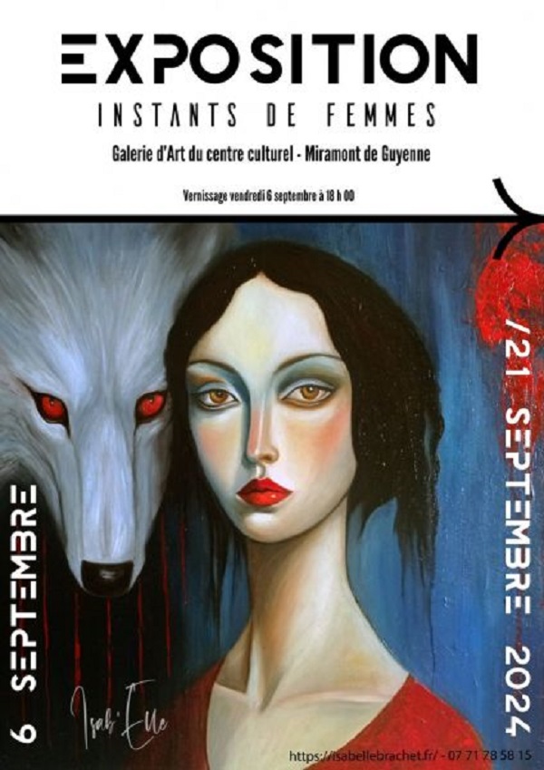 Exposition de peintures - Isabelle Brachet Du 6 au 21 sept 2024