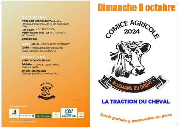 Comice Agricole Le 6 oct 2024