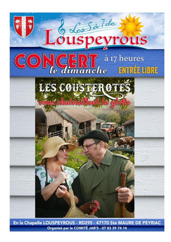 Concert Les 5 à 7 de Louspeyrous