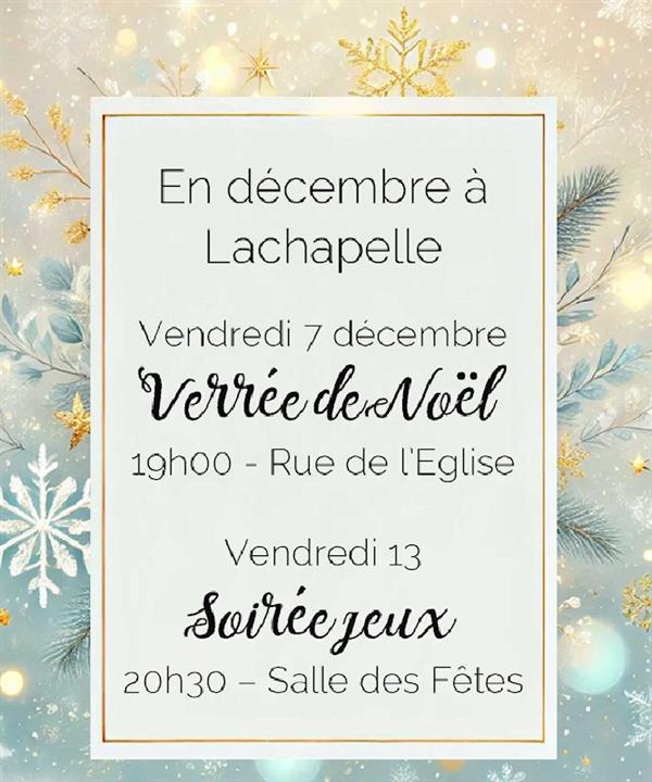 Verrée de Noël