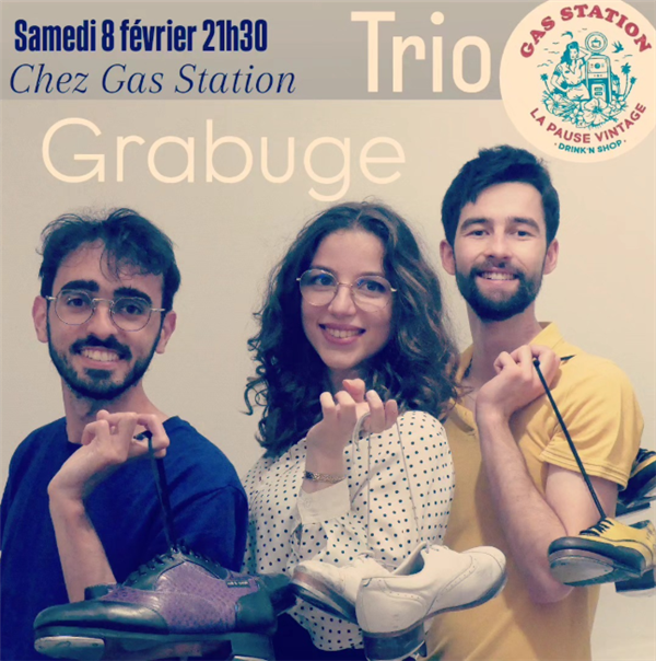 Claquettes américaines avec le trio Grabuge