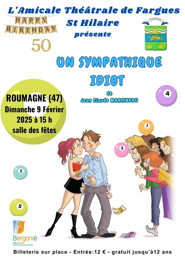 Après-midi théâtre : Un sympathique Idiot Le 9 fév 2025