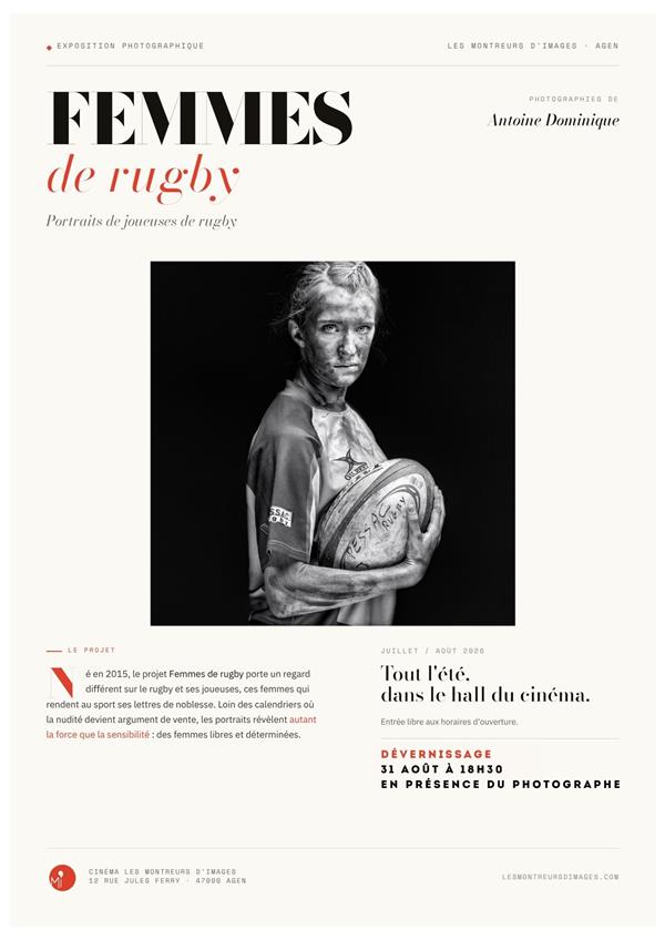 Exposition de photographies : Femmes de rugby
