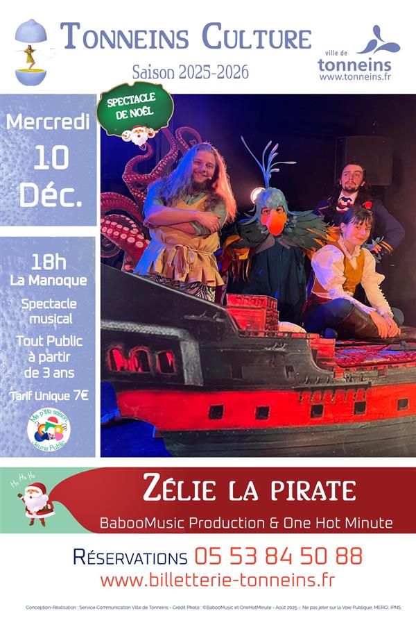 Spectacle de Noël - "Zélie la pirate"