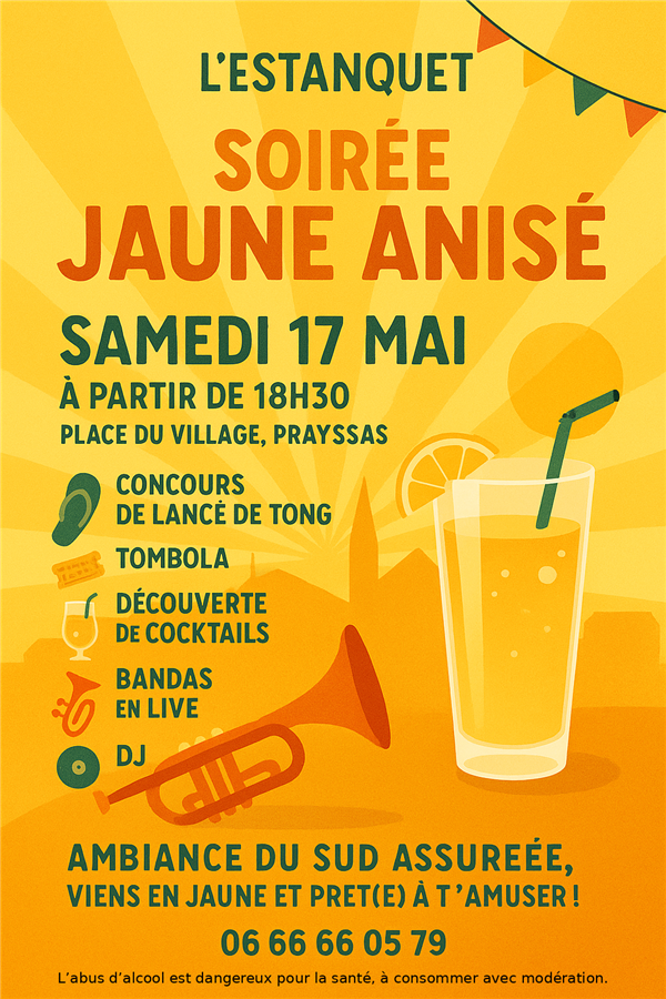 Soirée Jaune Anisée 