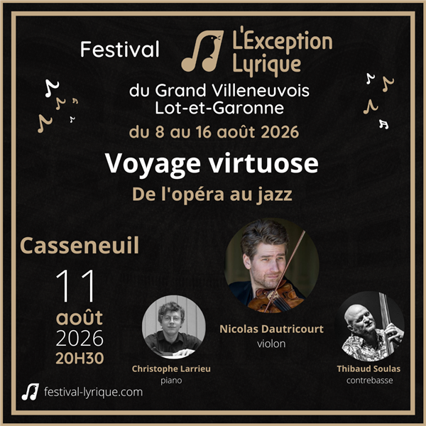 Festival Lyrique - Voyage Virtuose 2026