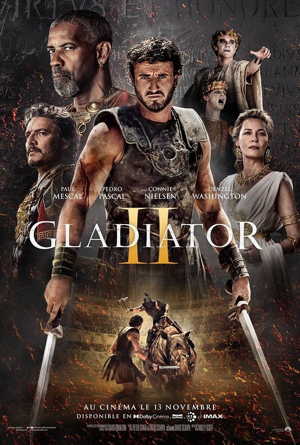 Cinéma - Gladiator II Le 11 janv 2025