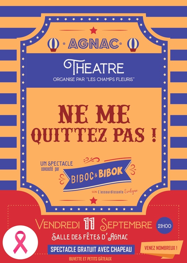Soirée théâtre - Ne me quittez pas