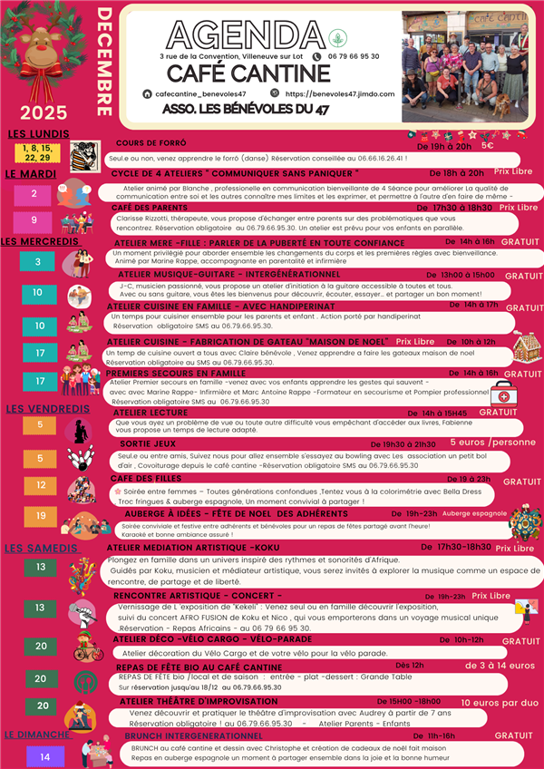 Atelier cuisine - Fabrication de gateau "Maison de Noël"