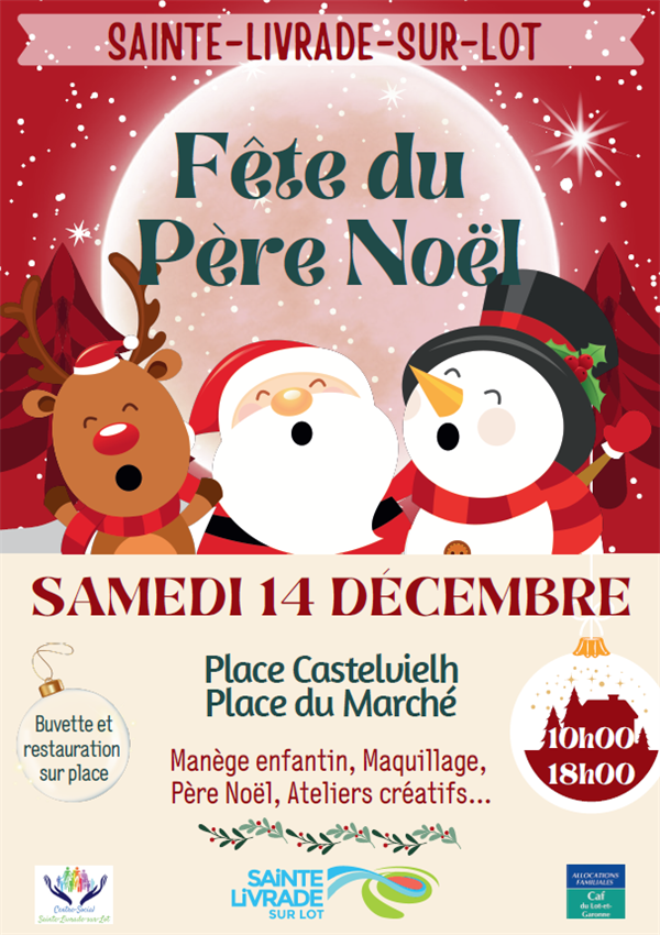 La Fête du Père Noël Le 14 déc 2024