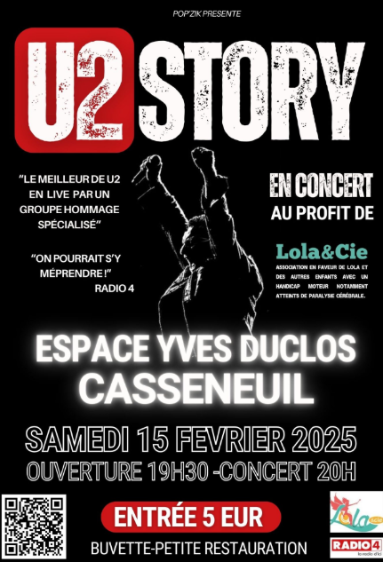 CONCERT U2 STORY Le 15 fév 2025