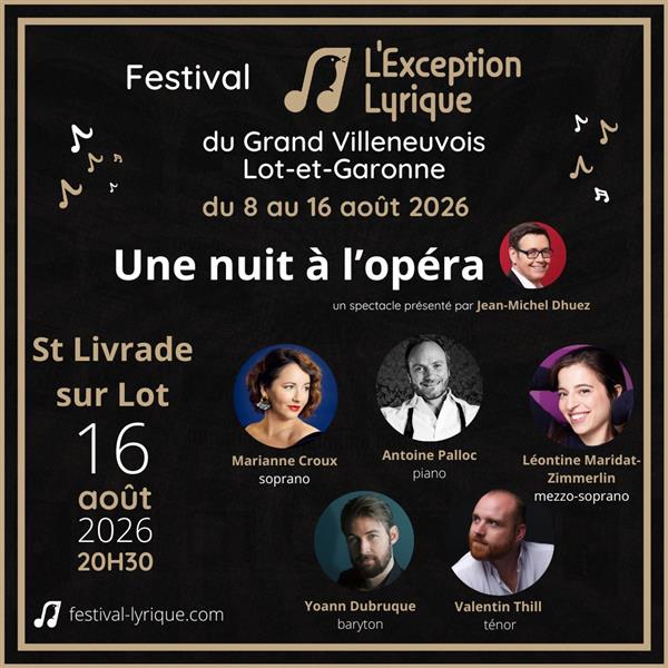 Festival Lyrique - Une Nuit à l'Opéra 2026