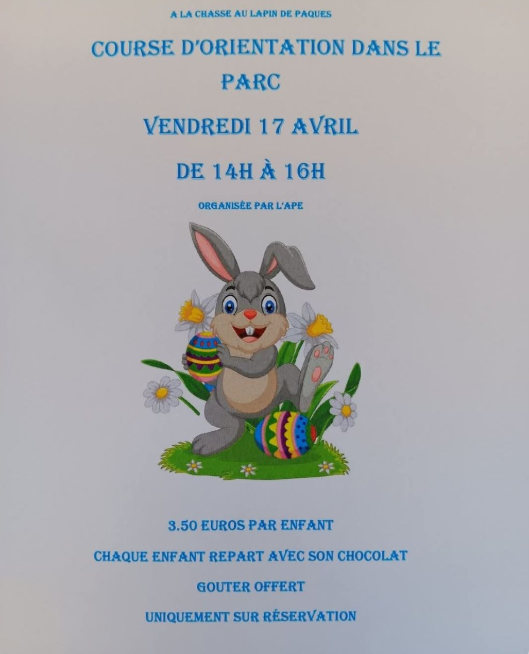 A la chasse au lapin de Pâques