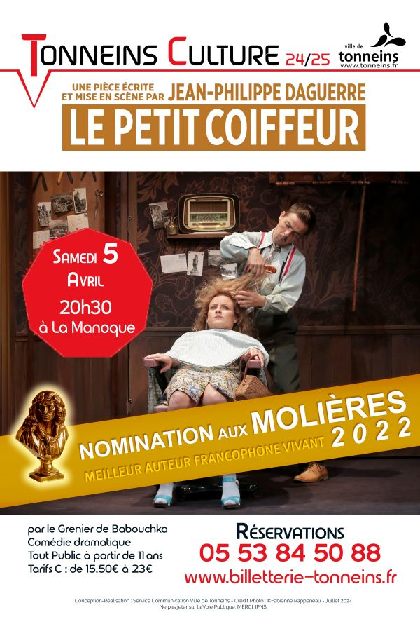 Comédie dramatique - "Le Petit Coiffeur" Le 5 avr 2025