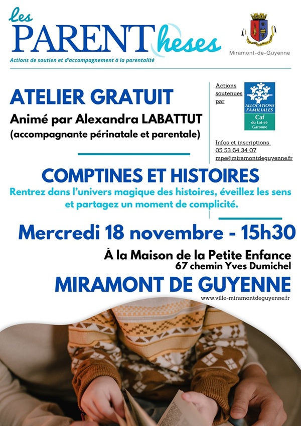 Atelier parenthèse : Comptines et histoires