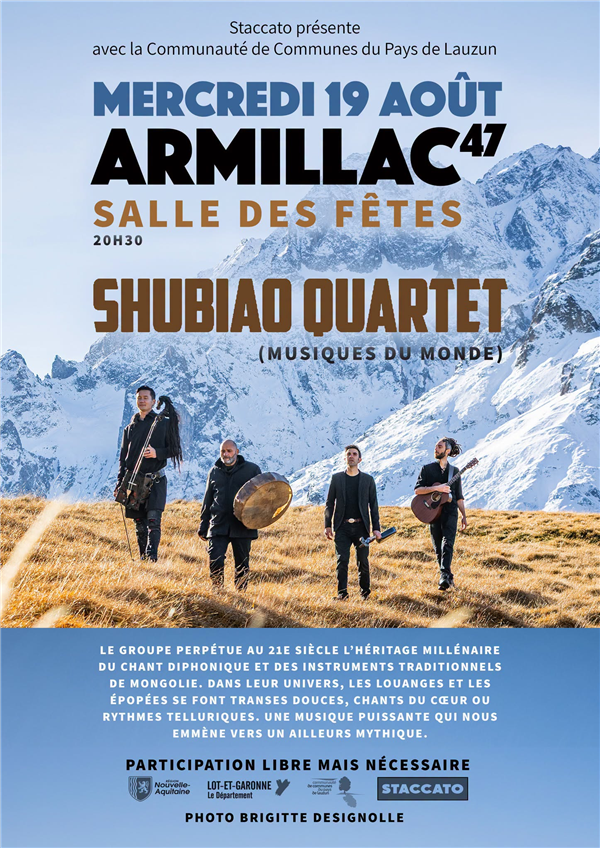 Concert Staccato - Shubiao Quartet