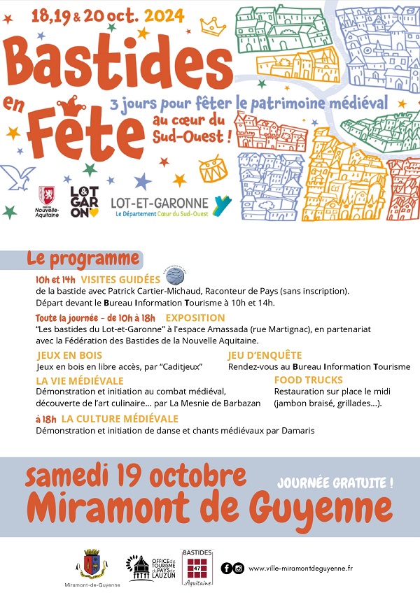 Bastides en fête Le 19 oct 2024