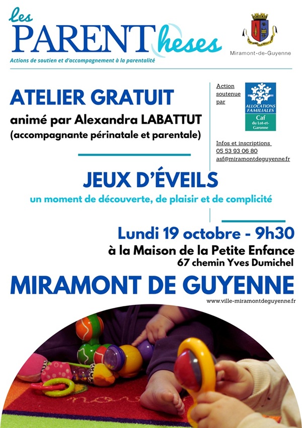 Atelier parenthèse : Jeux d'éveils