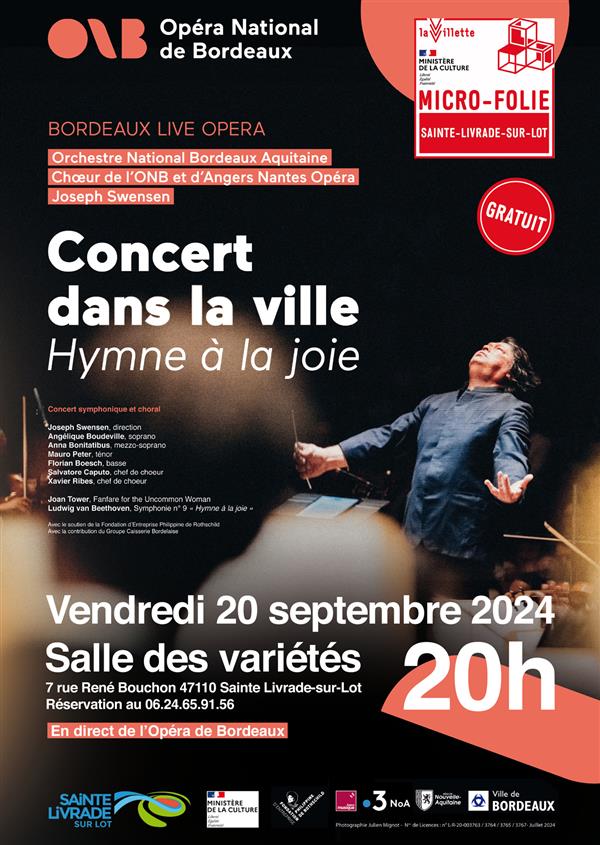 Bordeaux Live Opéra Le 20 sept 2024