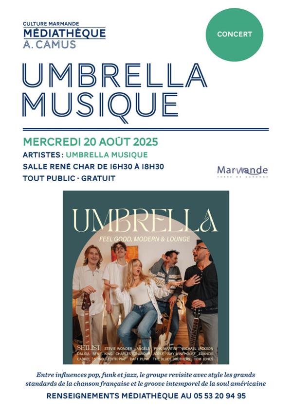 Umbrella Musique à la Médiathèque