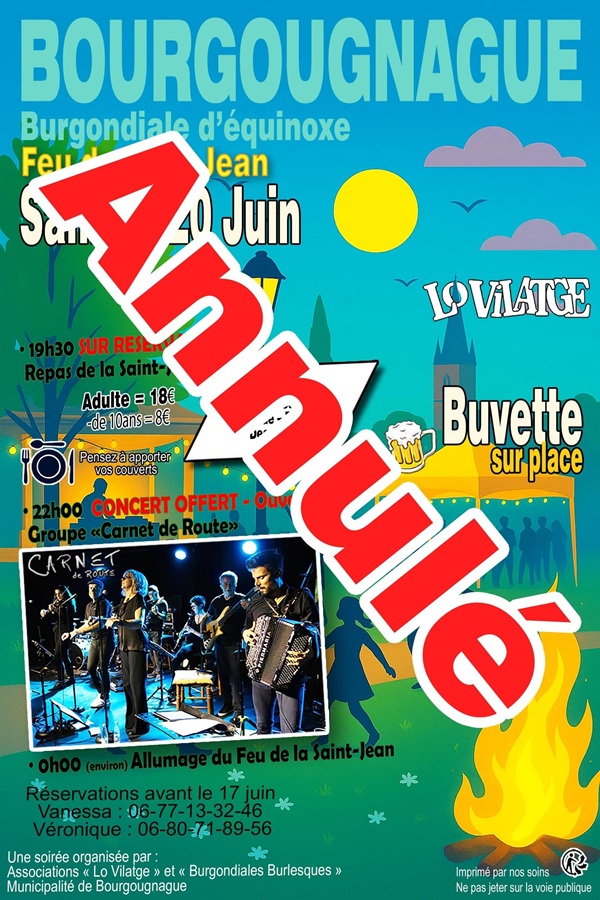 ANNULÉ - Les Burgondiales de la St-Jean