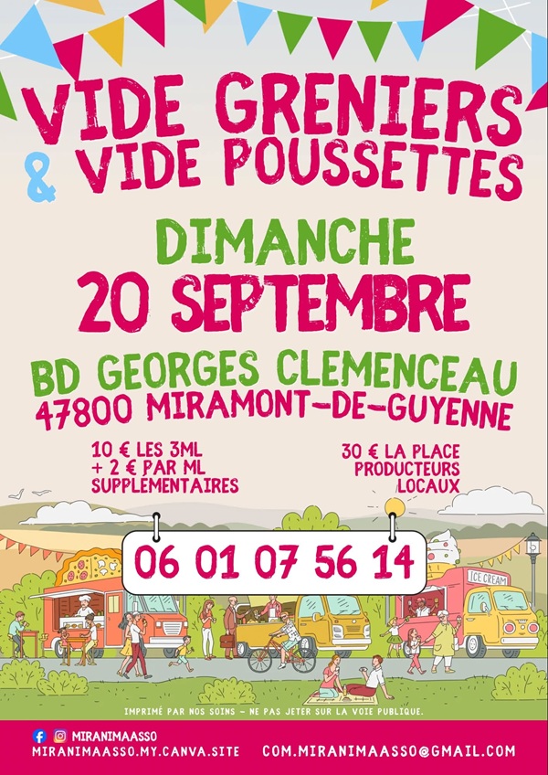 Vide-greniers et vide-poussettes