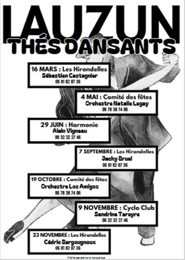 Thé dansant du Cyclo Club Lauzunais