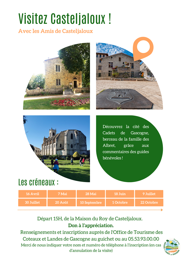 Visite commentée de la ville de Casteljaloux