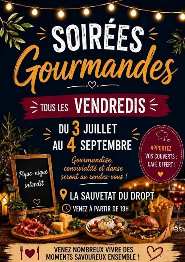 Soirées gourmandes