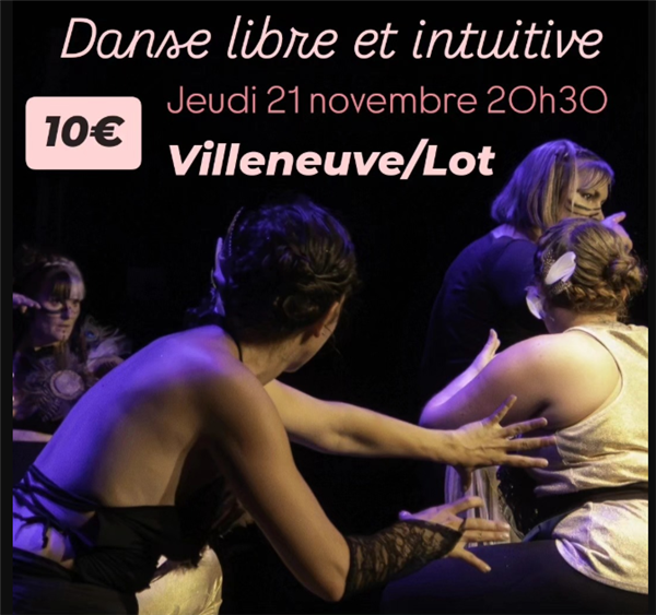 Atelier Kcepied Danse libre et intuitive Le 21 nov 2024