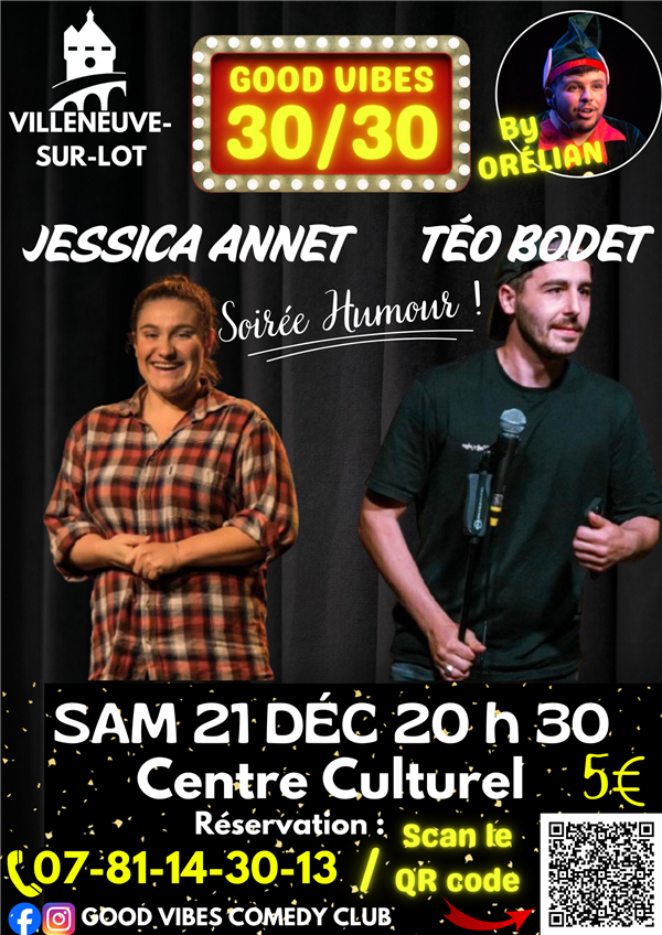 Good Vibes Comedy Club Le 21 déc 2024