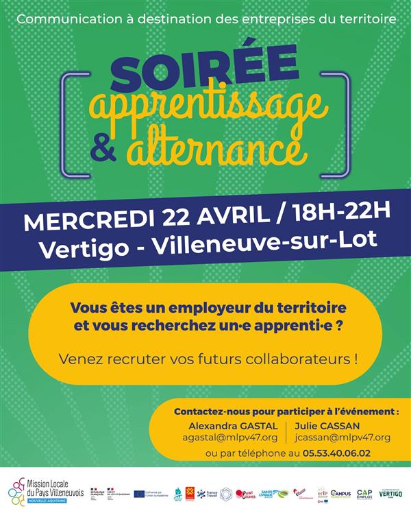 Soirée de l'apprentissage et de l'alternance