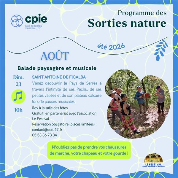 Balade paysagère et musicale