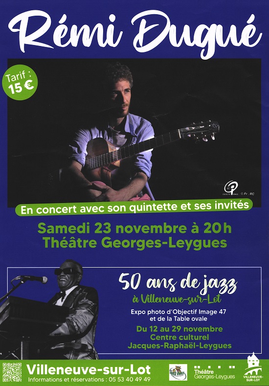 Rémi Dugué en concert Le 23 nov 2024