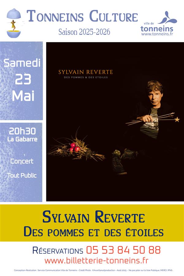 Concert - Sylvain Reverte "Des pommes et des étoiles"