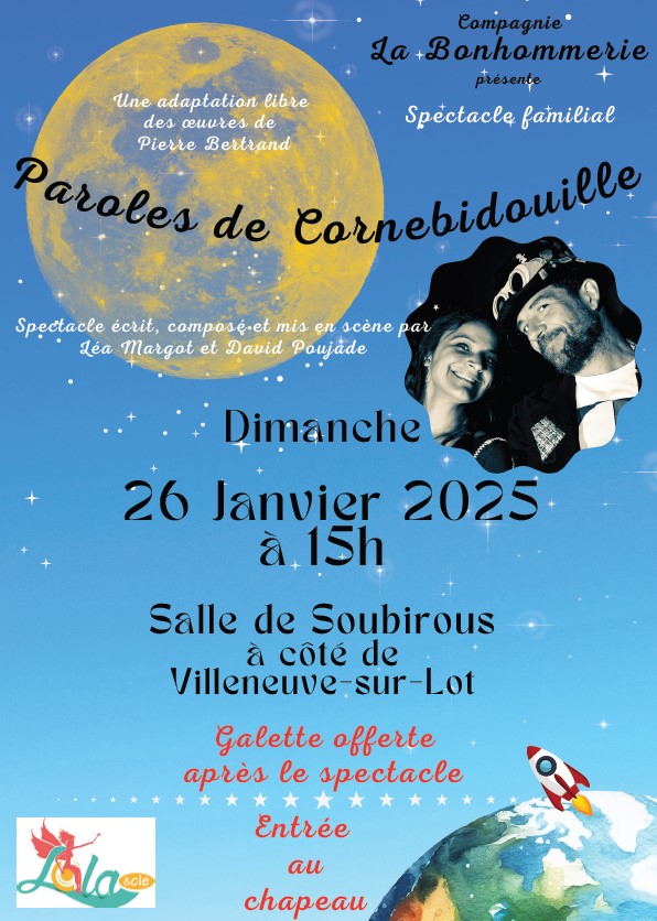 Spectacle Paroles de Cornebidouille Le 26 janv 2025