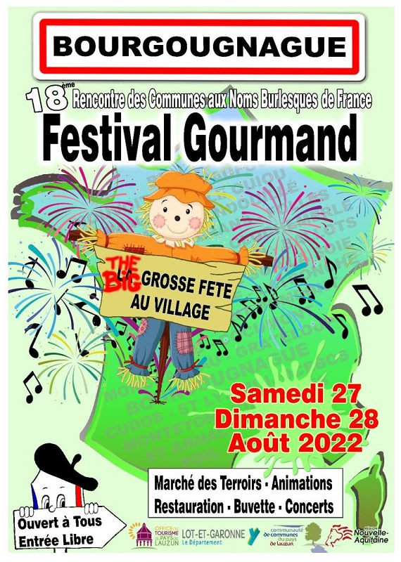 Festival Gourmand - Rassemblement des villages aux noms burlesques