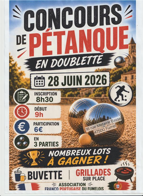 Concours de pétanque