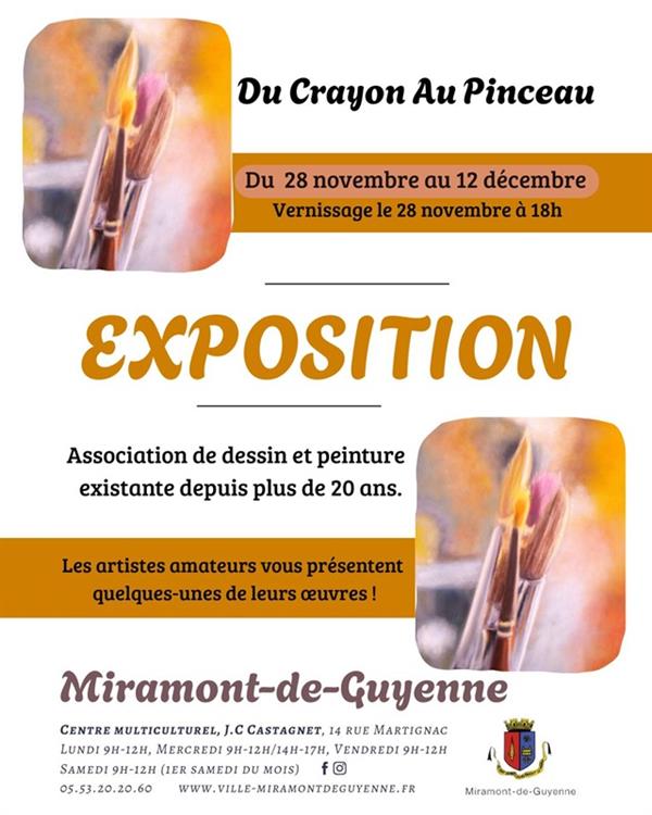 Exposition de peinture - Du Crayon au Pinceau