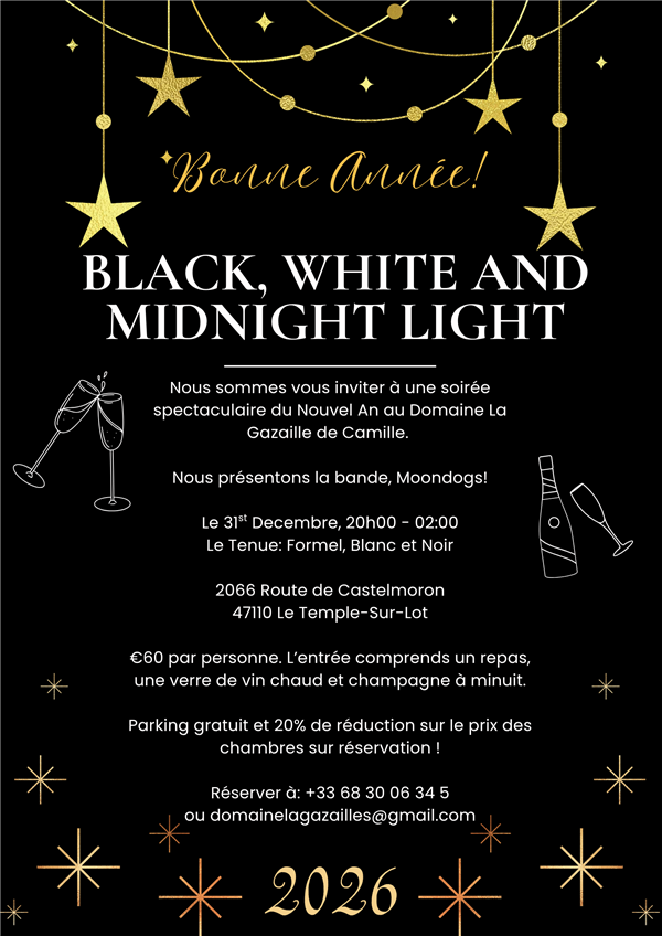Soirée réveillon du Nouvel An