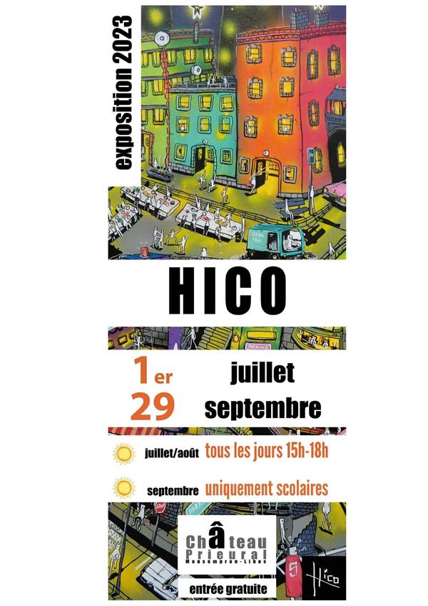 Exposition peintures de HICO alias Nicolas Sarpy