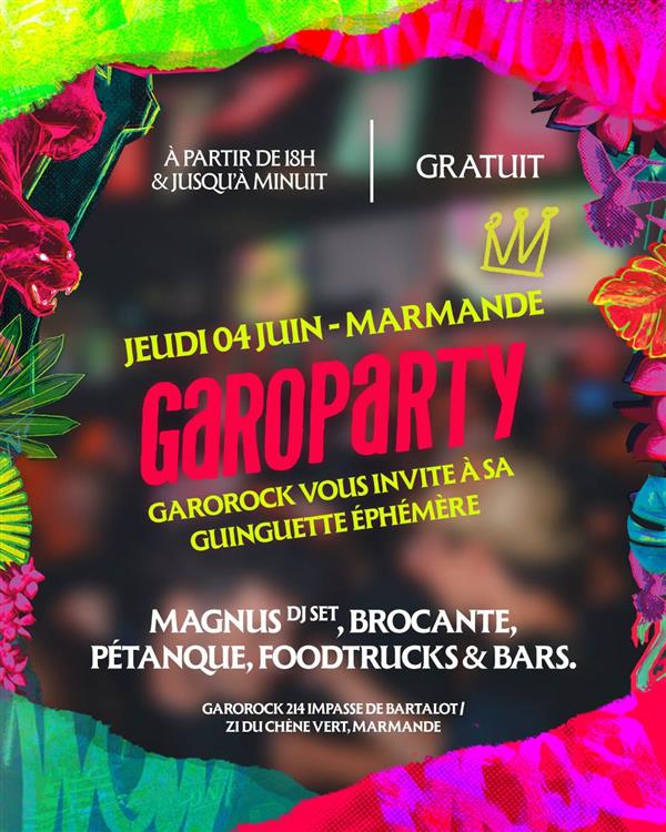 Garoparty - Guinguette éphémère