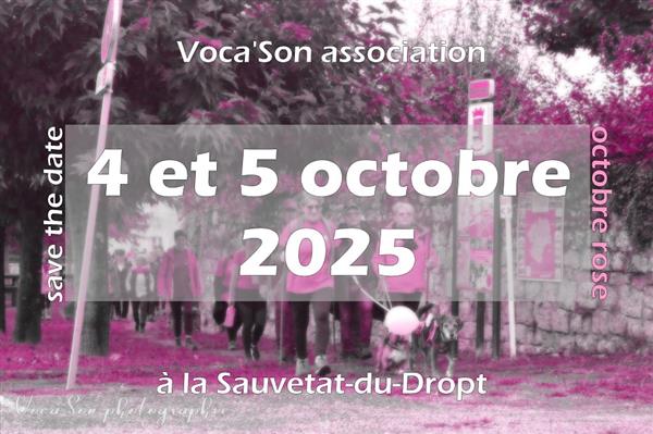 Octobre Rose par l'association Voca'son