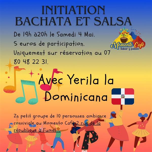 Initiation bachata et salsa Le 4 mai 2024