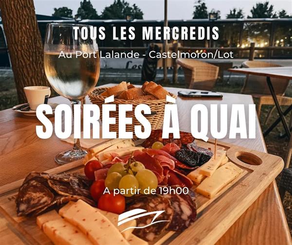 Soirées apéritives à quai 